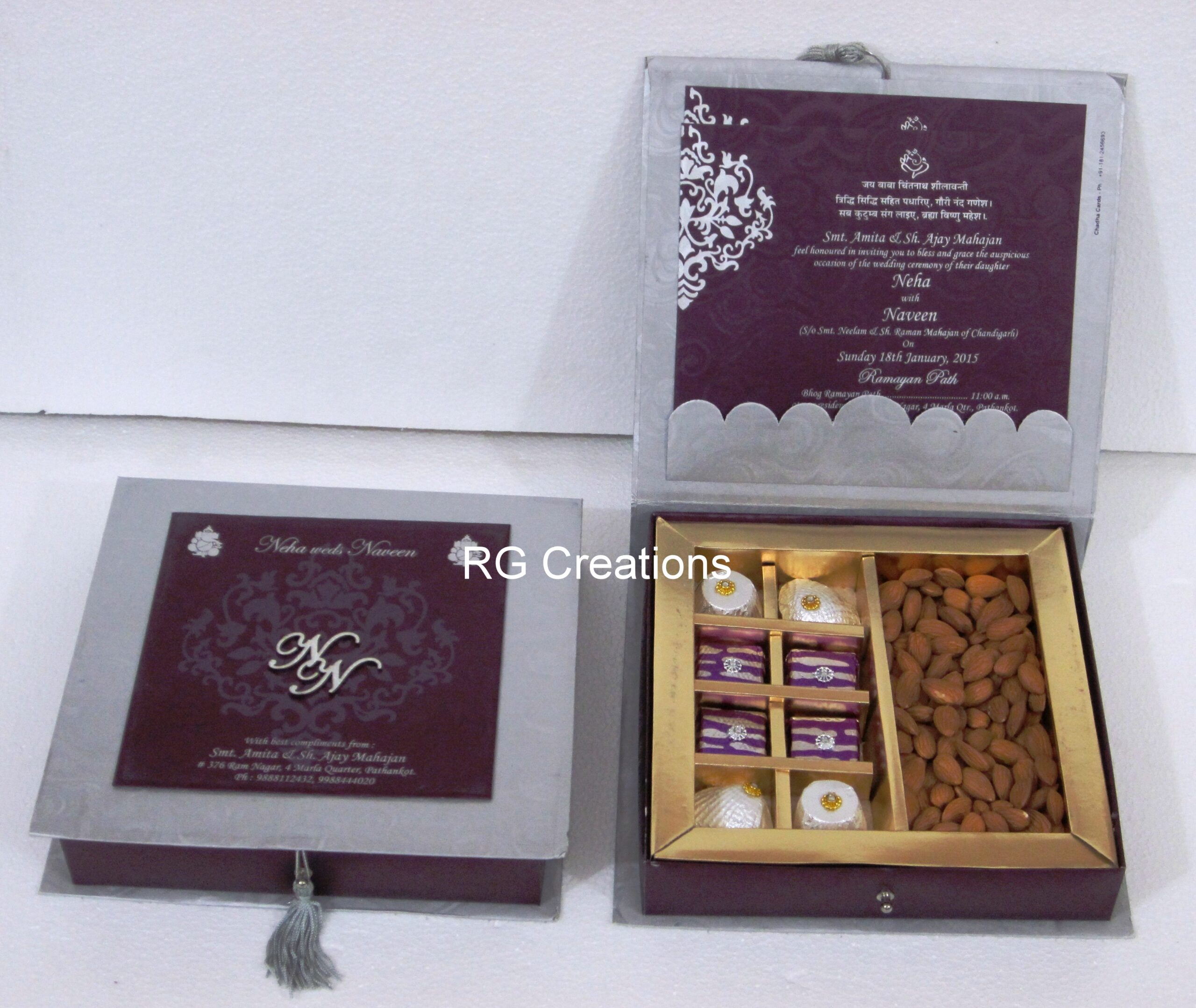 RGWCB122 Wedding Invitation Box